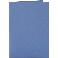 1 Doppelkarte A6 + 1 Umschlag C6 - blau (Card Making)
