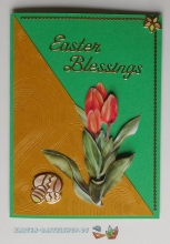 Sticker - Easter Blessings - gold - 379