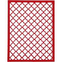 Cardboard Lace Patterns - rot-pink