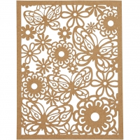 Cardboard Lace Patterns - schwarz-braun