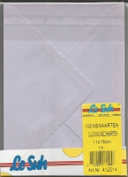 Karten-Set A6 mit Bttenrand - lavendel
