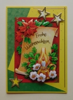 Bastelset Nr.2 Ein Weihnachtsgru fr 12 Karten