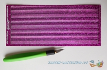 Glitter-Sticker - Rand - purple - 1149