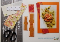 Bastelpapier-Set Rosen von LeSuh