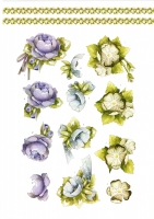 Stanzbogen-Buch Nr.2 - Flowers / Blumen