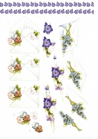 Stanzbogen-Buch Nr.13 - Butterflies and Flowers / Schmetterlinge und Blumen
