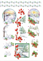 Stanzbogen-Buch Nr.10 - Christmas Time / Weihnachten