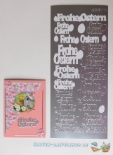 Sticker - Frohe Ostern - silber - 1775