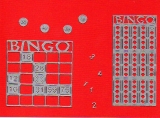 Sticker - Bingo - silber - 1216