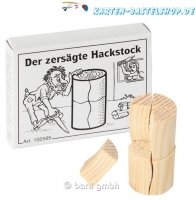 Mini-Knobelspiel - Der zersägte Hackstock