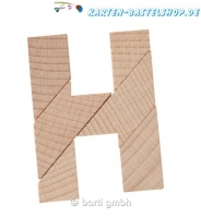 Mini-Holzpuzzle - H-Puzzle