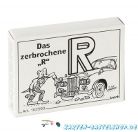 Mini-Holzpuzzle - Das zerbrochene R