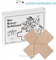 Mini-Holzpuzzle - Der Kreuz-Schlssel