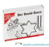 Mini-Holzpuzzle - Der David-Stern