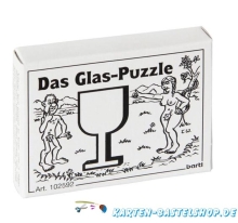Mini-Holzpuzzle - Das Glas-Puzzle