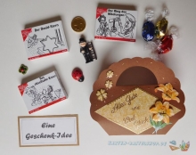 Mini-Holzpuzzle - Das Glas-Puzzle