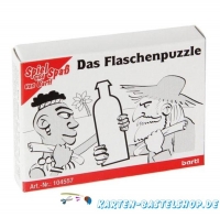 Mini-Holzpuzzle - Das Flaschenpuzzle