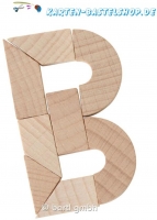 Mini-Holzpuzzle - Das Brezen-Puzzle