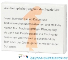 Sternzeichen-Puzzle - Die Jungfrau