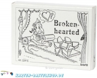 Mini-Holzpuzzle (englisch) - Brokenhearted