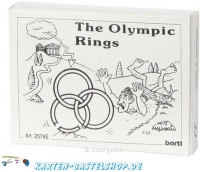 Mini-Holzpuzzle (englisch) - The Olympic Rings