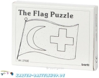 Mini-Holzpuzzle (englisch) - The Flag-Puzzle