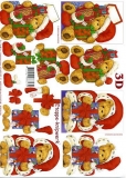 3D-Bogen Weihnachtsbär von LeSuh (4169530)