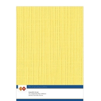 Karten-Karton mit Leinenstruktur A4 - bright yellow
