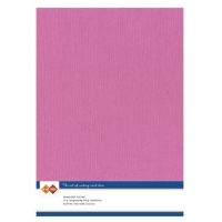 Karten-Karton mit Leinenstruktur A4 - bright pink