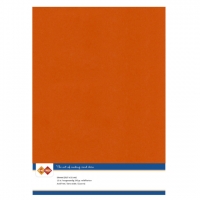 Karten-Karton mit Leinenstruktur A4 - autumn orange