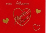 Sticker - Von Herzen - gold - 406