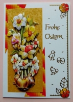 Bastelset Nr.5 Frhlings- und Ostergre fr 12 Karten