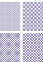 Design - Punkte 11 - lavendel-wei (als Ausdruck auf glnzendem Fotopapier)