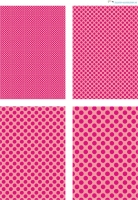 Design - Punkte 74 - pink-rosa (als Ausdruck auf mattem Fotopapier)