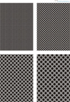 Design - Punkte 96 - schwarz-grau (als Ausdruck auf mattem Fotopapier)