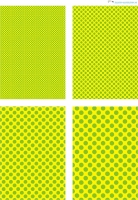 Design - Punkte 60 - hellgrn-gelb (als Ausdruck auf mattem Fotopapier)