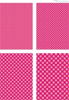 Design - Punkte 73 - rosa-pink (als Ausdruck auf mattem Fotopapier)