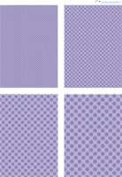 Design - Punkte 82 - lavendel-flieder (als Ausdruck auf mattem Fotopapier)
