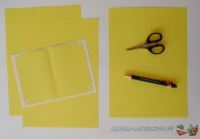 Briefpapier A4 - gelb - 20 Blatt