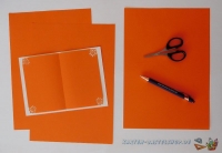 Briefpapier A4 - rotorange - 20 Blatt