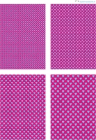 Design - Herzen 20 - hellblau-pink (als Ausdruck auf mattem Fotopapier)