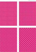 Design - Herzen 11 - rosa-pink (als Ausdruck auf Leinenpapier)