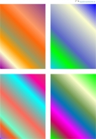 Design - Farbverlauf 20 (als Ausdruck auf glnzendem Fotopapier)