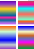 Design - Farbverlauf 10 (als Ausdruck auf mattem Fotopapier)