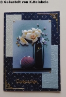 3D-Bogen Vase mit Blumen von LeSuh (4169840)