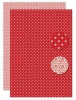 NEVA-Background-Sheet - Nr.114 - Rote Sterne