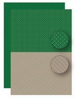 NEVA-Background-Sheet - Nr.94 - Schneeflocken grün