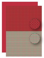 NEVA-Background-Sheet - Nr.91 - Weihnachten rot