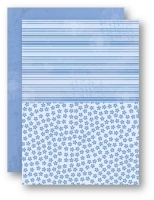NEVA-Background-Sheet - Nr.15 - Blumen - blau