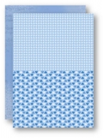 NEVA-Background-Sheet - Nr.11 - Herzen - blau